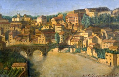 Ponte Rotto, 1886 von P. C. Clementi